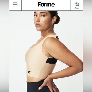 Forme Power Bra Size Small: sand
